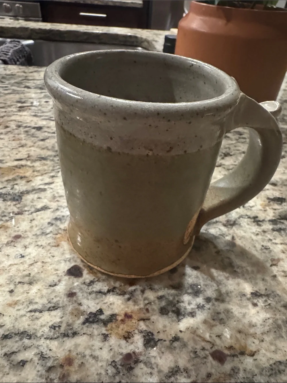 Green Ceramic Coffee Mug